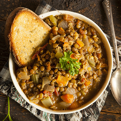 Vegetable And Lentils Stew