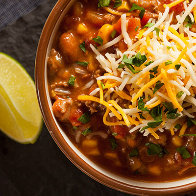 Chili aux deux haricots