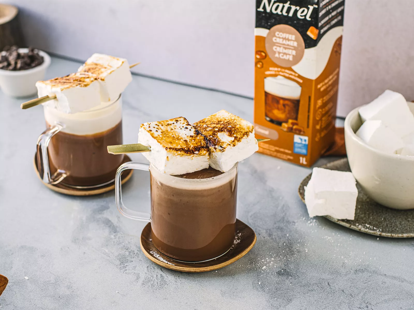 Old-Fashioned Salted Caramel Hot Chocolate