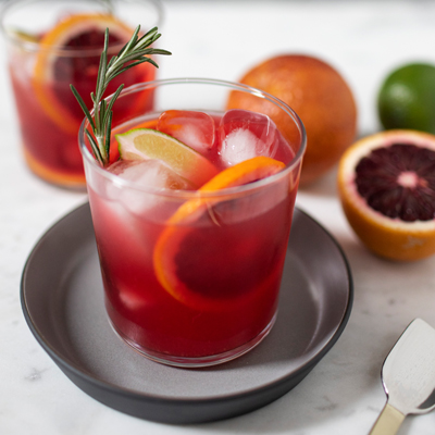 Blood Orange Kombucha Cocktail