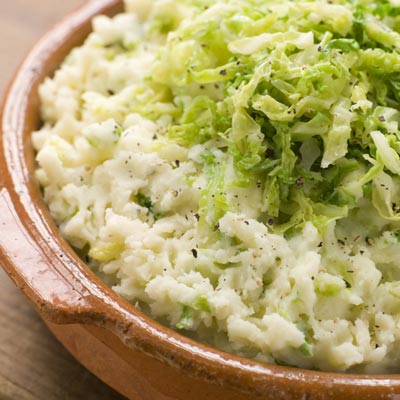 Colcannon au chou vert