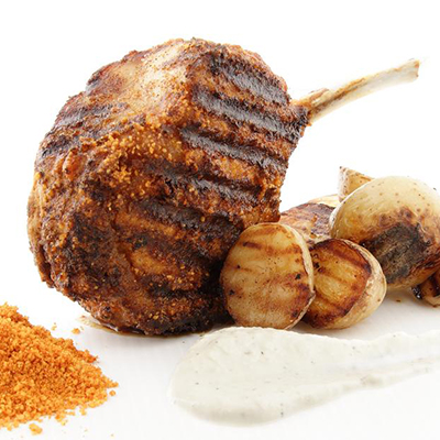 Almond-crusted Milk-Fed Veal Chops