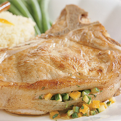 Quebec Milk-Fed Veal Chops, Moroccan Style