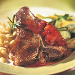 Veal Chops with Tomatoes and Fresh Herbs