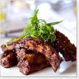 Barbecued Spare Ribs with Apricots