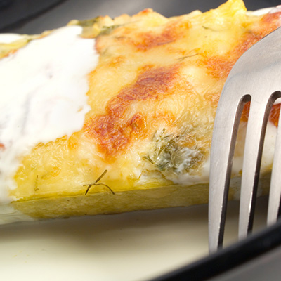 Courgettes farcies aux fromages
