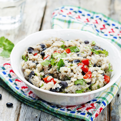 Cauliflower and Black Bean Couscous Salad