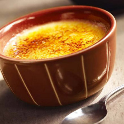 Crème brûlée au chocolat blanc