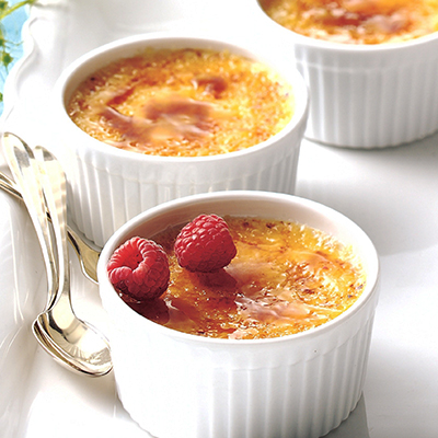 Crème brûlée fruitée sans remords