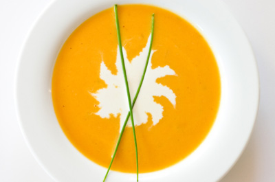 McIntosh Apple and Butternut Squash Cream Soup
