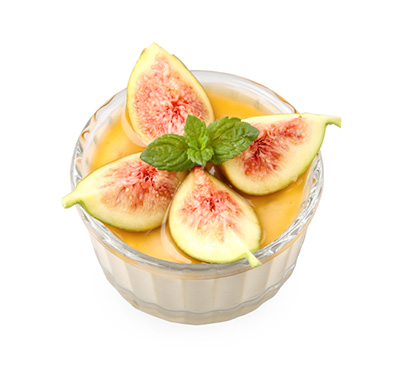 Maple Fruit  Custard
