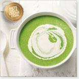 Green Pea Soup with Curry and Honey