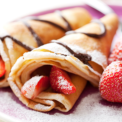 Strawberry Crêpes