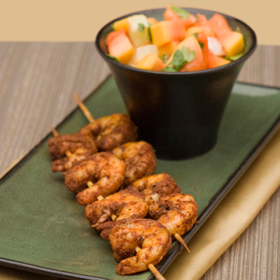 Grilled Coriander Shrimp