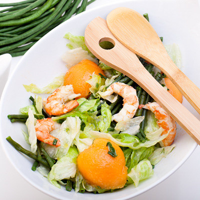 Shrimp and Cantaloupe Balls