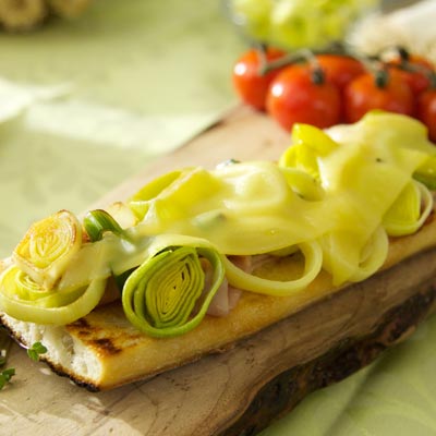 Leek and Ham Croque-monsieur
