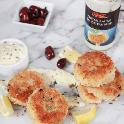Croquettes de morue à la méditerranéenne
