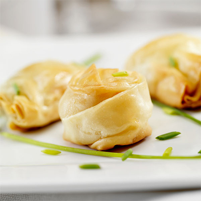 Crisp Cheese Dumplings