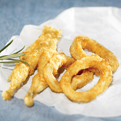 Crispy Fried Frogs Legs or Calamari