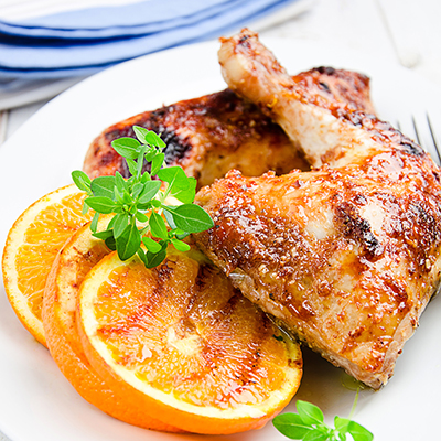 Honey-orange Chicken Legs