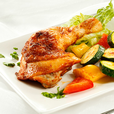 Cuisses de poulet à la tomate