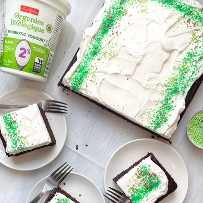 Irish Cream Chocolate Slab Cake
