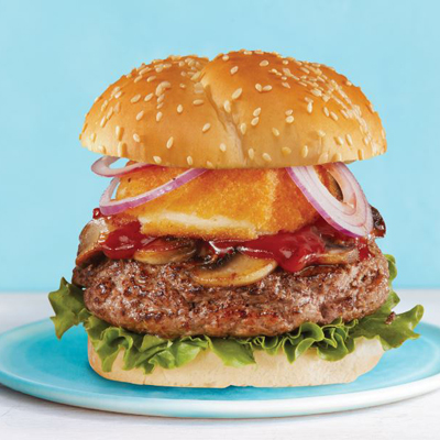 Le décadent burger bœuf et parmesan