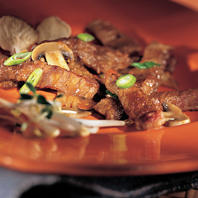 Veal Stir-fry with Ginger