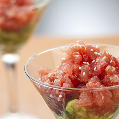 Tuna Tartare Canapés