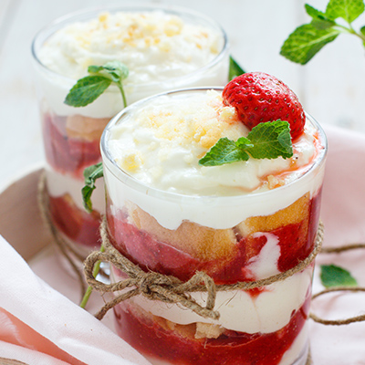 Mascarpone Layer Cake with Local Strawberries