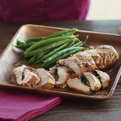 Filet de porc farci frais
