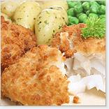 Fillets of Turbot Breaded