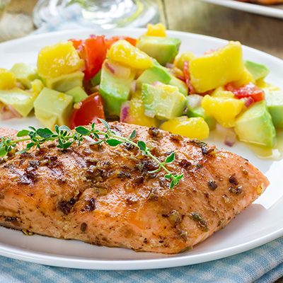 Cuban Grilled Pangasius with Avocado and Mango