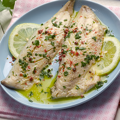 Filets de sole au citron vert