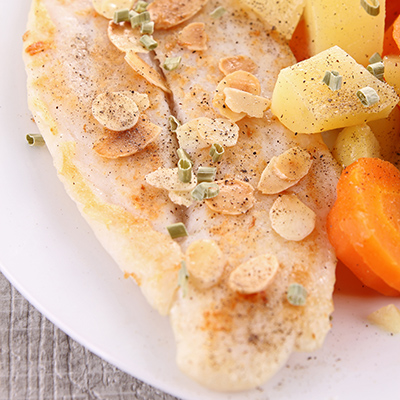 Trout Fillets Amandine