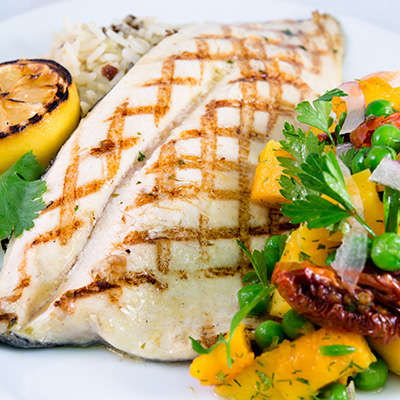Herb-Topped Trout Fillets