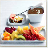 Exotic Dark Chocolate Fondue
