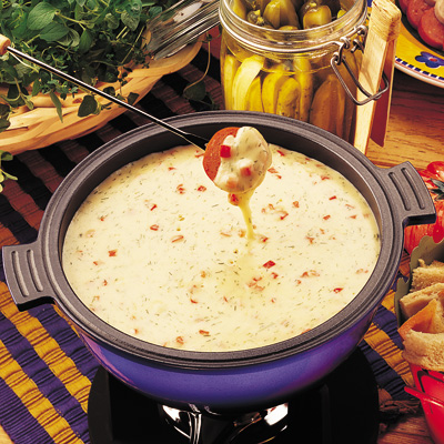 4-Cheese Vegetable Fondue