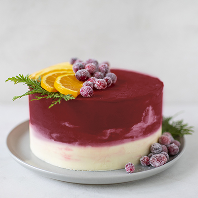 Spiced Vanilla Sour Cream Cake