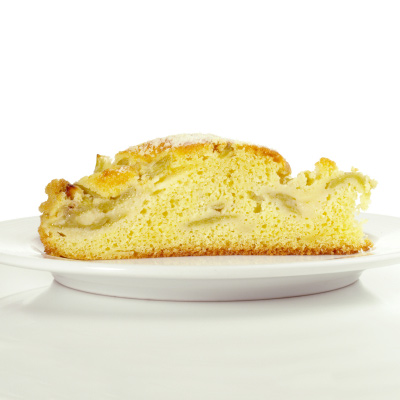 Rhubarb Moon Cake