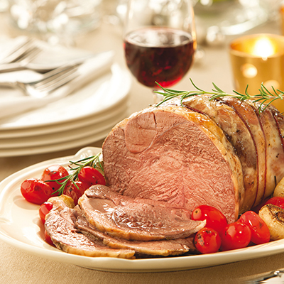 Roast Leg of Lamb with Garlic and Rosemary