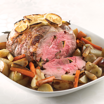 Gigot d’agneau à la sicilienne