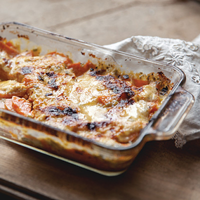 Delicious Scalloped  Sweet Potatoes