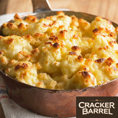 Cheesy Mozza-Cheddar Cauliflower