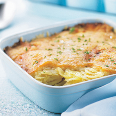 Garlic Potato Gratin