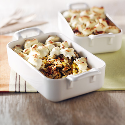 Zippy Corn and Tofu Au Gratin