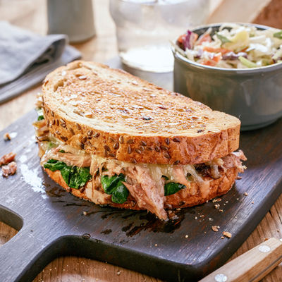 Pulled Ham Grilled Cheese