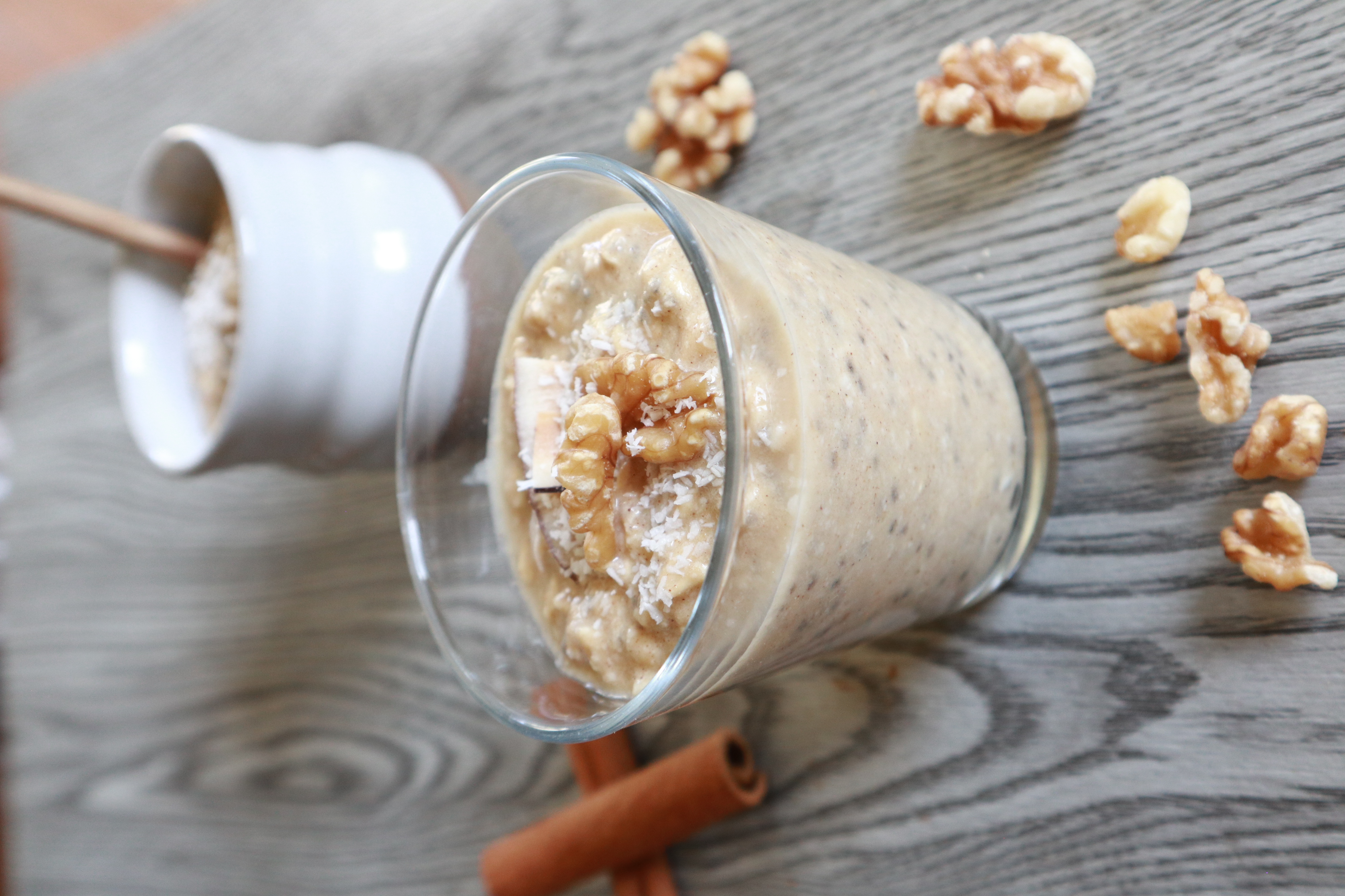 Pumpkin pie Oatmeal Chia overnight