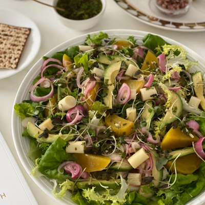 Hearts of Palm and Beet Spring Salad