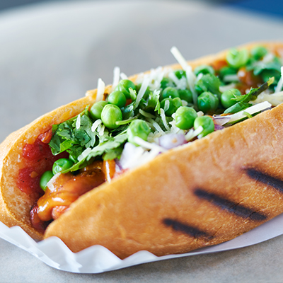 Chicago Style Veggie Hot Dog